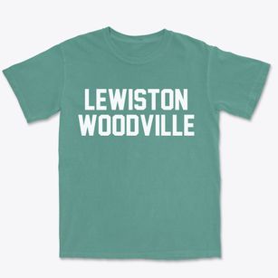 Lewiston Woodville North Carolina Classic Block Premium Heavyweight T-shirt