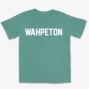 Wahpeton Iowa Classic Block Premium Heavyweight T-shirt