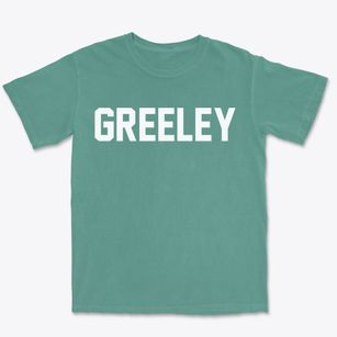 Greeley Kansas Classic Block Premium Heavyweight T-shirt