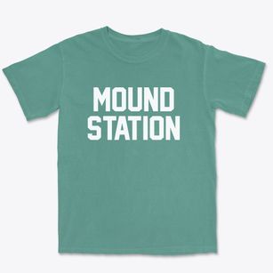 Mound Station Illinois Classic Block Premium Heavyweight T-shirt