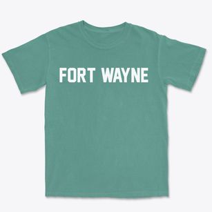Fort Wayne Indiana Classic Block Premium Heavyweight T-shirt