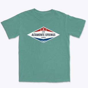 Altamonte Springs Florida Diamond Star Premium Heavyweight T-shirt