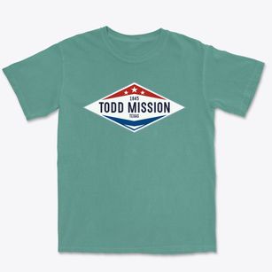 Todd Mission Texas Diamond Star Premium Heavyweight T-shirt