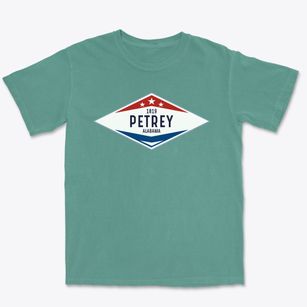 Petrey Alabama Diamond Star Premium Heavyweight T-shirt
