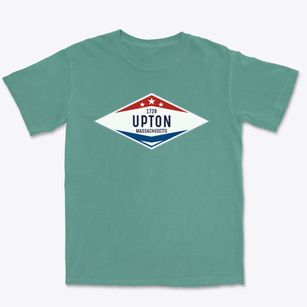 Upton Massachusetts Diamond Star Premium Heavyweight T-shirt