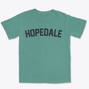 Hopedale Illinois Classic Curve Premium Heavyweight T-shirt