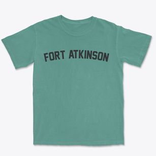 Fort Atkinson Wisconsin Classic Curve Premium Heavyweight T-shirt