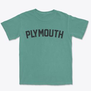Plymouth Indiana Classic Curve Premium Heavyweight T-shirt