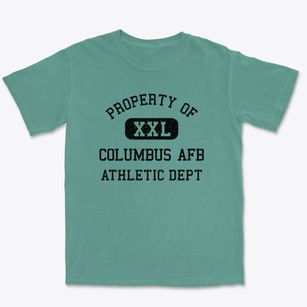Columbus Afb Mississippi Athletic Dept Premium Heavyweight T-shirt