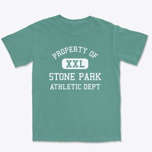 Stone Park Illinois Athletic Dept Premium Heavyweight T-shirt