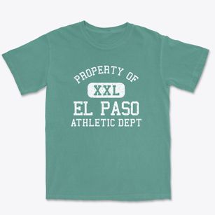 El Paso Texas Athletic Dept Premium Heavyweight T-shirt