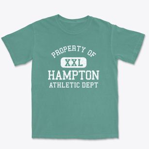 Hampton Virginia Athletic Dept Premium Heavyweight T-shirt