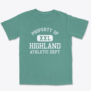 Highland Wisconsin Athletic Dept Premium Heavyweight T-shirt