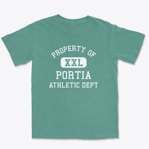 Portia Arkansas Athletic Dept Premium Heavyweight T-shirt