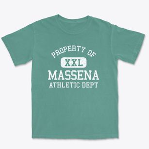 Massena Iowa Athletic Dept Premium Heavyweight T-shirt