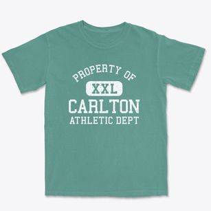 Carlton Georgia Athletic Dept Premium Heavyweight T-shirt