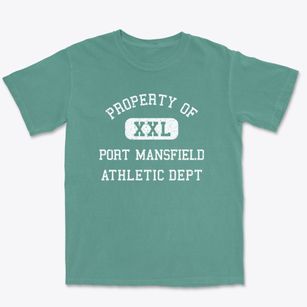 Port Mansfield Texas Athletic Dept Premium Heavyweight T-shirt