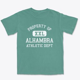 Alhambra California Athletic Dept Premium Heavyweight T-shirt