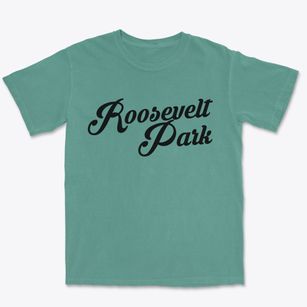 Roosevelt Park Michigan Vintage Team Premium Heavyweight T-shirt
