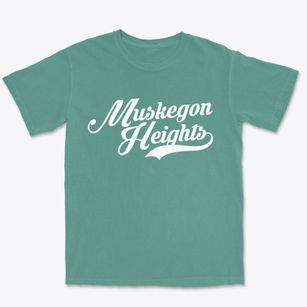 Muskegon Heights Michigan Vintage Team Premium Heavyweight T-shirt