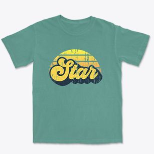 Star North Carolina Sublime Sunset Premium Heavyweight T-shirt