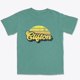 Clifton Idaho Sublime Sunset Premium Heavyweight T-shirt