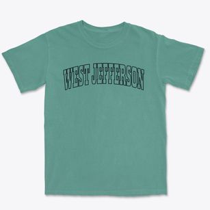 West Jefferson Alabama Trendy Block Premium Heavyweight T-shirt