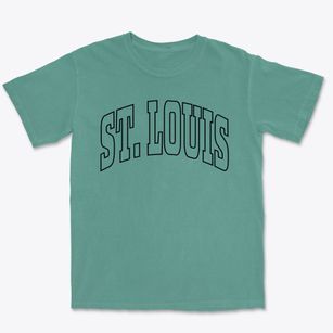 St. Louis Michigan Trendy Block Premium Heavyweight T-shirt