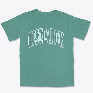 Bismarck North Dakota Trendy Block Premium Heavyweight T-shirt