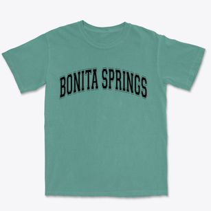 Bonita Springs Florida Varsity Premium Heavyweight T-shirt