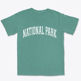 National Park New Jersey Varsity Premium Heavyweight T-shirt
