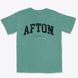 Afton Iowa Urban Vibe Premium Heavyweight T-shirt