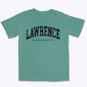 Lawrence Massachusetts Urban Vibe Premium Heavyweight T-shirt