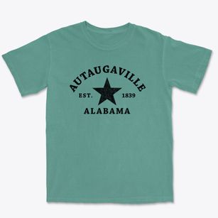 Autaugaville Alabama Star Premium Heavyweight T-shirt