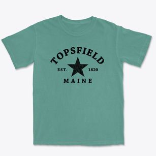Topsfield Maine Star Premium Heavyweight T-shirt
