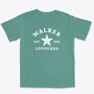 Walker Louisiana Star Premium Heavyweight T-shirt
