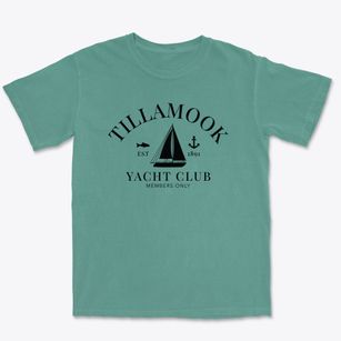 Tillamook Oregon Yacht Club Premium Heavyweight T-shirt
