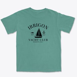 Irrigon Oregon Yacht Club Premium Heavyweight T-shirt