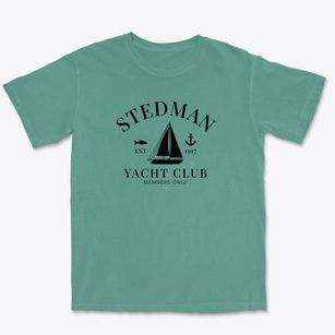 Stedman North Carolina Yacht Club Premium Heavyweight T-shirt
