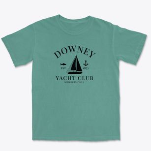 Downey California Yacht Club Premium Heavyweight T-shirt