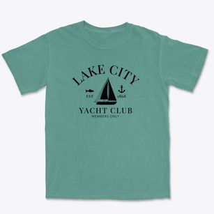 Lake City California Yacht Club Premium Heavyweight T-shirt