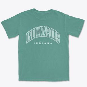 Indianapolis Indiana Inline Premium Heavyweight T-shirt