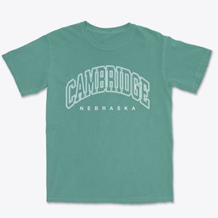 Cambridge Nebraska Inline Premium Heavyweight T-shirt