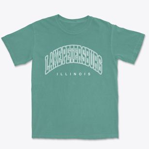 Lake Petersburg Illinois Inline Premium Heavyweight T-shirt