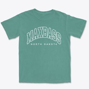 Maxbass North Dakota Inline Premium Heavyweight T-shirt