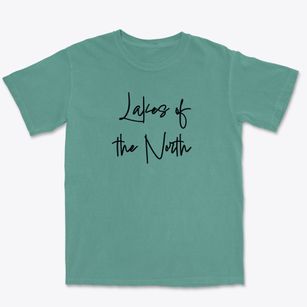 Lakes Of The North Michigan Freestyle Premium Heavyweight T-shirt