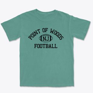 Point Of Woods New Jersey Football Premium Heavyweight T-shirt