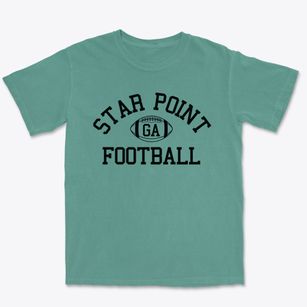 Star Point Georgia Football Premium Heavyweight T-shirt