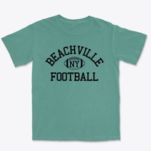 Beachville New York Football Premium Heavyweight T-shirt