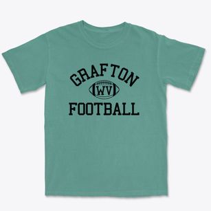 Grafton West Virginia Football Premium Heavyweight T-shirt